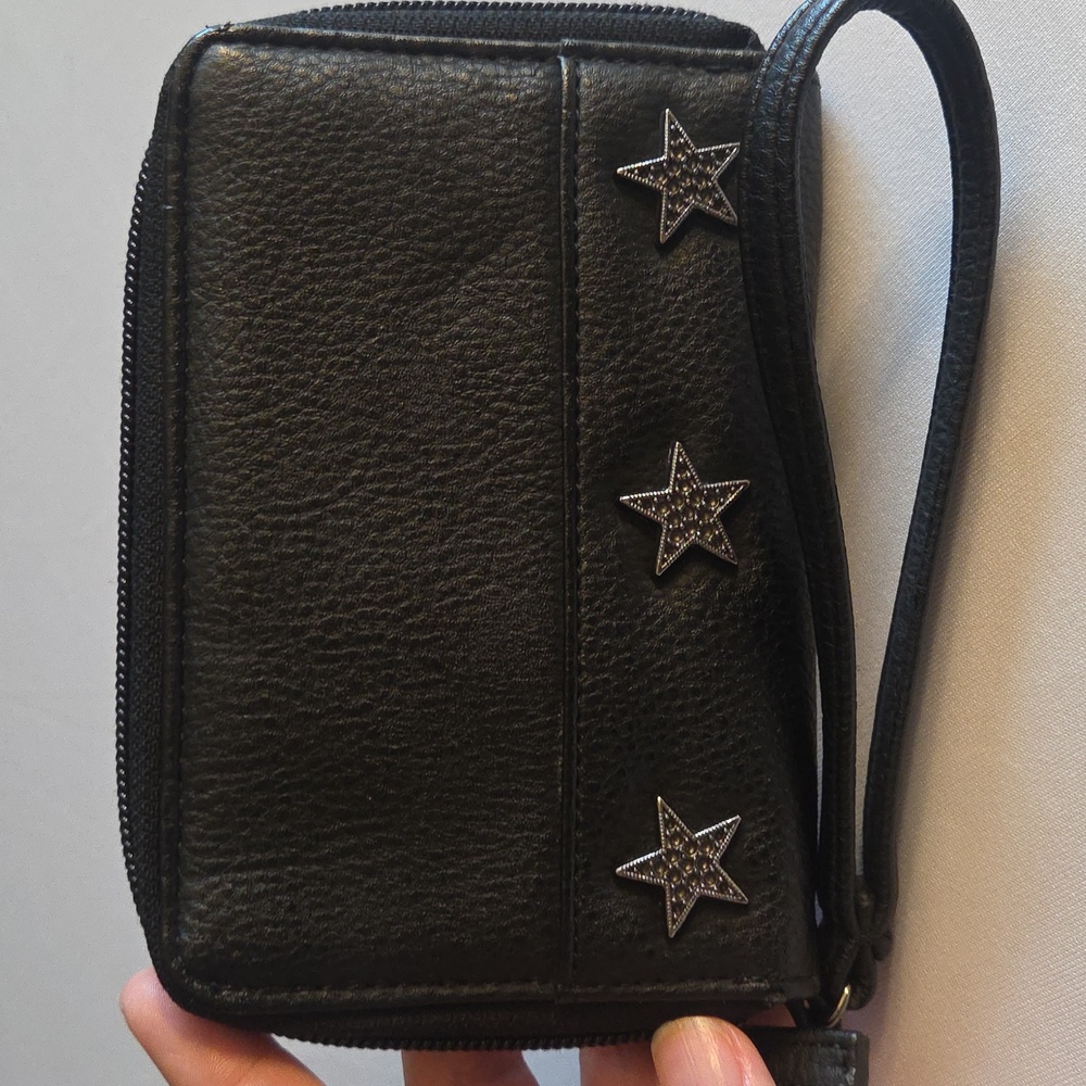 Black Star-Embellished Women's Bag